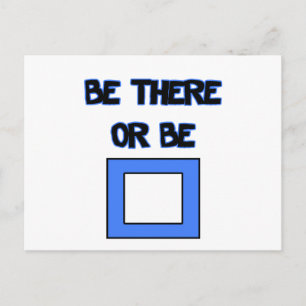 Be Square Postcard