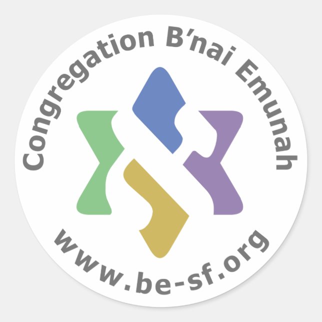 be star colour classic round sticker (Front)