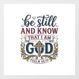 Be Still And Know Christian Psalm 460 Shirt