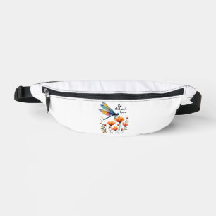Be still and know Floral Dragonfly Christian Summe Bum Bags