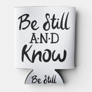 Be Still and Know Gospel Graphics Scripture Art Can Cooler
