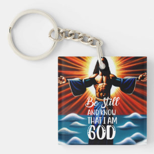 Be Still And Know I Am God Keychain