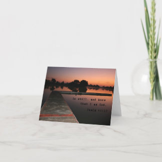 Be Still and Know Note Card