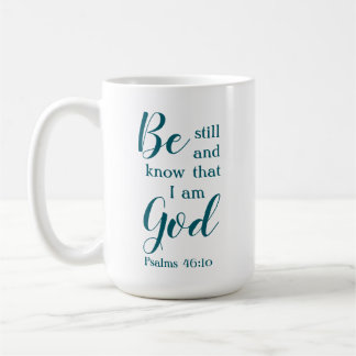 Be Still And Know | Personalised Script Name Gift Coffee Mug