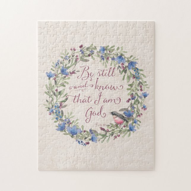 Be Still and Know - Psalm 46:10 Jigsaw Puzzle (Vertical)
