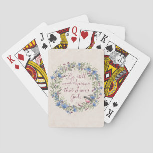 Be Still and Know - Psalm 46:10 Playing Cards