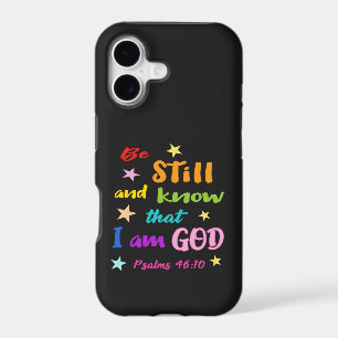 Be still and know that I am God Bible Verse