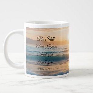 "Be Still And Know That I Am God" Large Coffee Mug