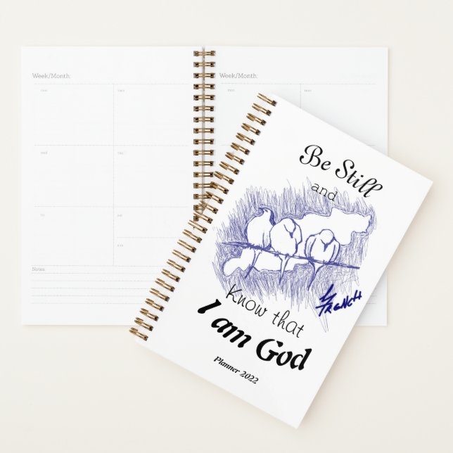 Be still and know that I am God! Planner (Display)