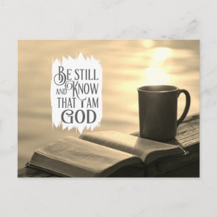 Be Still and Know that I Am God Postcard