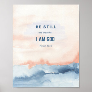 Be Still and know that I am God Poster