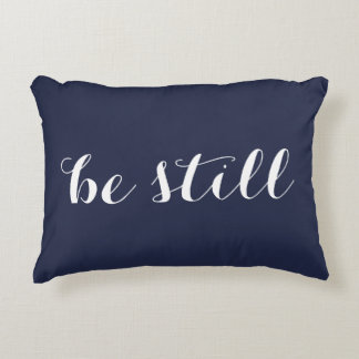 be still & believe double sided pillow