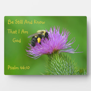 Be Still Bumblebee Plaque