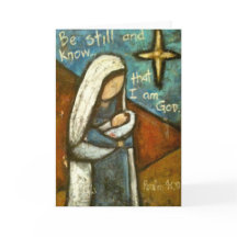Be Still Christmas Card