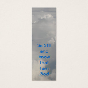 Be Still (Clouds) Bookmark