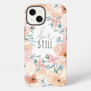 Be still hand painted watercolor phone case
