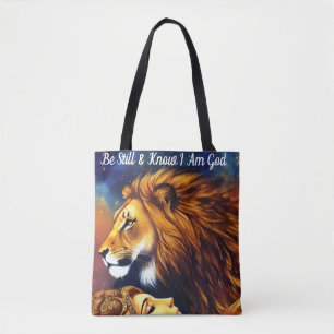 Be Still & Know I am God Shoulder Tote Bag