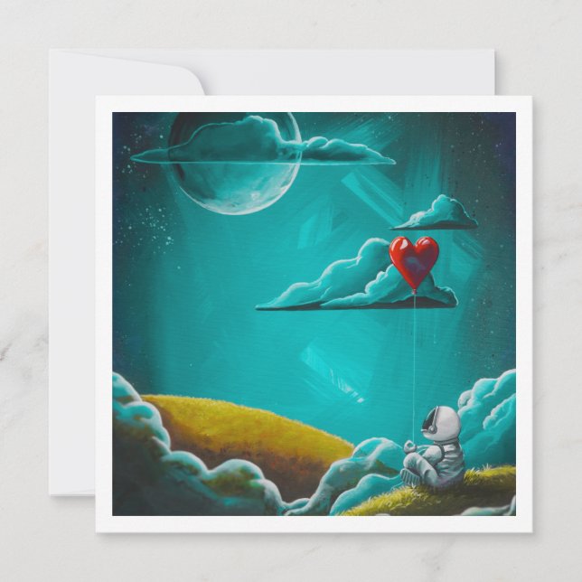 Be Still My Heart Astronaut - Mini Print (Front)