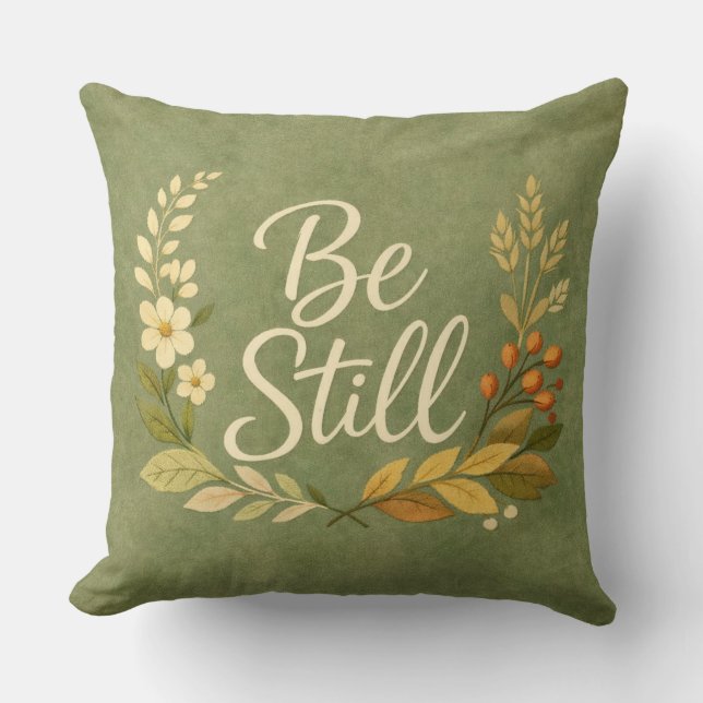 Be Still Pillow (Front)