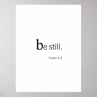 be still poster