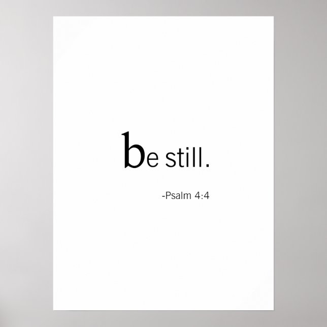be still poster (Front)