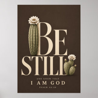 BE STILL | Psalm 46:10 Christian Wall Art