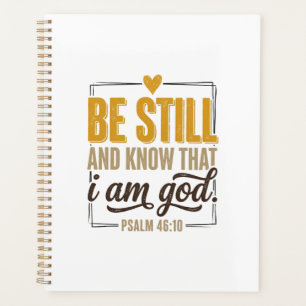 Be Still Psalm 46_10 Vintage Christian Shirt Desig Planner