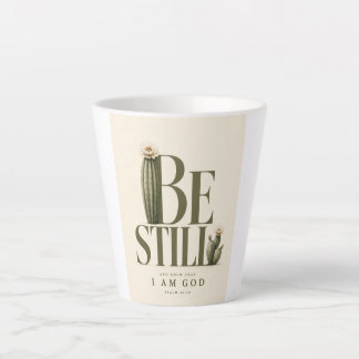BE STILL | Psalm 46:10 | Warm Cream Latte Mug