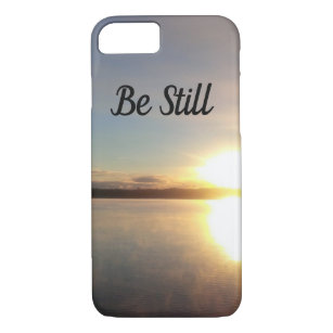 Be Still Sunset Shining Light Bold Inspirational Case-Mate iPhone Case