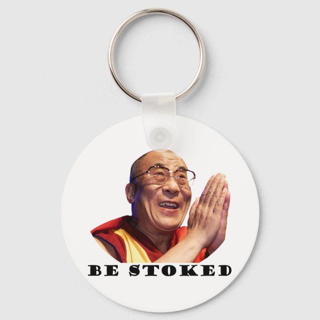 Be Stoked Key Ring (Front)