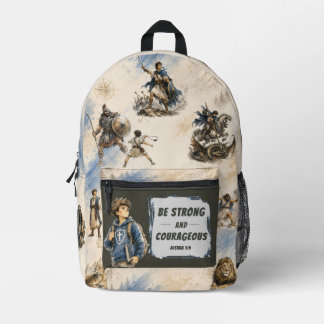 Be Strong and Courageous Bible Heroes Backpack
