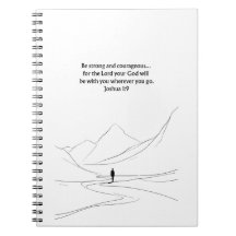 Be Strong And Courageous - Joshua 1:9 Journal