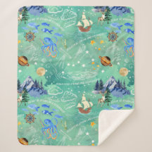 Be Strong and Courageous - Seamless Pattern Print 