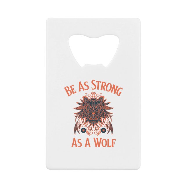 Be Strong As A Wolf (Front)