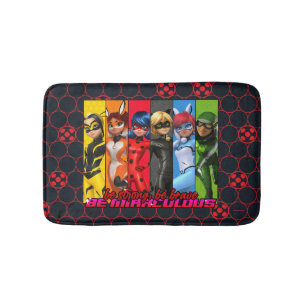 Be Strong, Be Brave, Be Miraculous Bath Mat