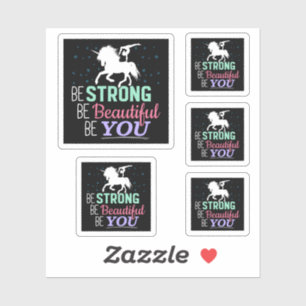 Be Strong Beautiful You - Gymnastics Unicorn