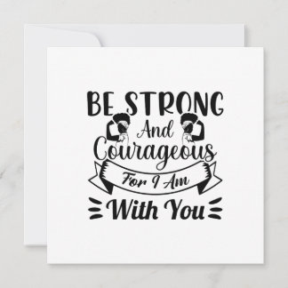 Be Strong & Courageous Women's Empowerment Holiday Card