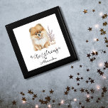 Be Strong Pomeranian Puppy Watercolor Illustration Gift Box<br><div class="desc">Discover the heartwarming charm of the "Be Strong Pomeranian Puppy Watercolor Illustration" gift box. Featuring a delightful illustration of a Pomeranian puppy sitting beside a rustic mailbox, this design exudes warmth and encouragement. The scene is completed with the inspiring phrase "Be Strong" written in elegant calligraphy, adding a motivational touch...</div>