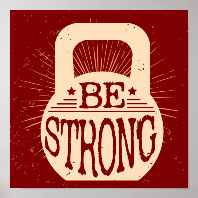 Be Strong Poster (Front)