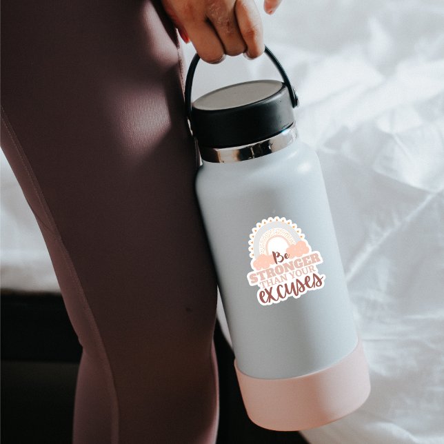 "Be Stronger Than..." Custom-Cut Vinyl Sticker (Creator Uploaded)
