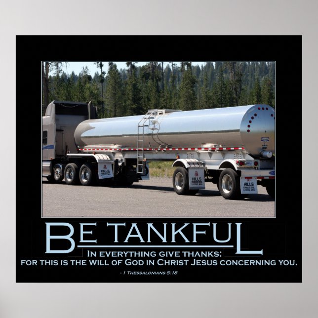 Be Tankful Poster (Front)
