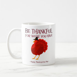Be Thankful – Happy Thanksgiving Classic Mug