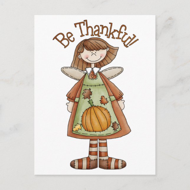 Be Thankful Postcard (Front)