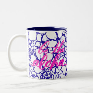 Be the Aloha Floral Post-It Coffee Mug