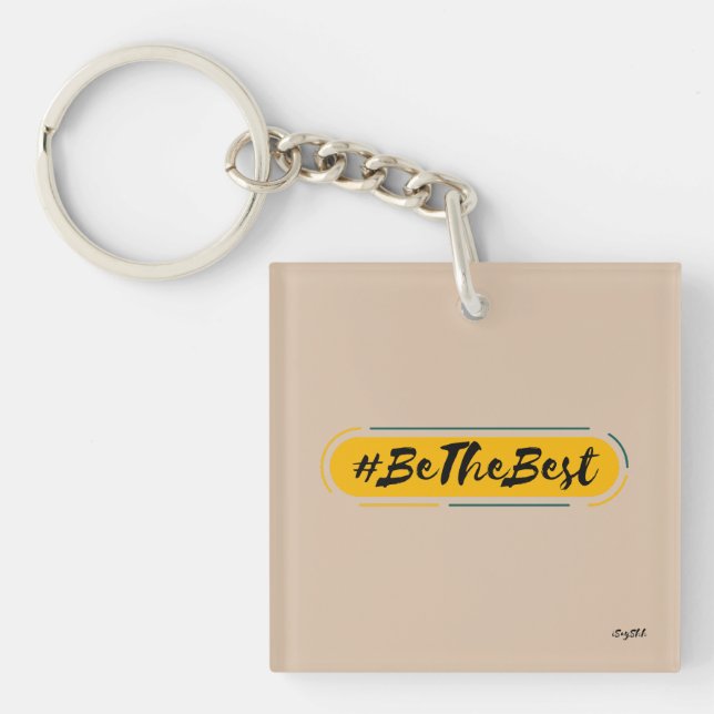 #be the best key ring (Front)