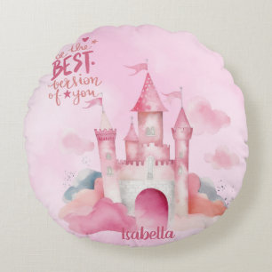 Be the best version of you customisable round cushion