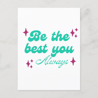 Be the Best You!  Postcard