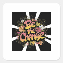 "Be the Change: Inspirational Mug"