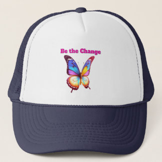 Be the Change - Inspiring Flinder Illustration Trucker Hat