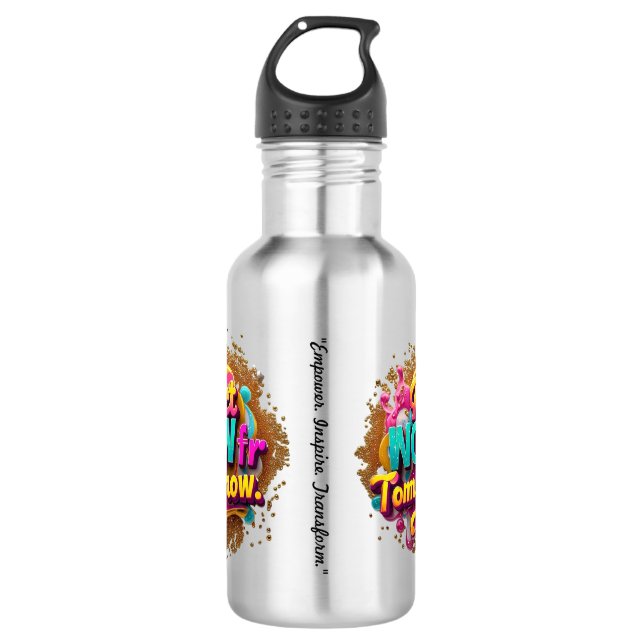 "Be the Change Maker" 532 Ml Water Bottle (Front)
